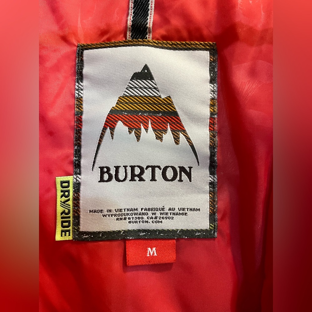 Burton Dryride Snowboarding Jacket Women’s Medium purple fuchsia color - Picture 5 of 7